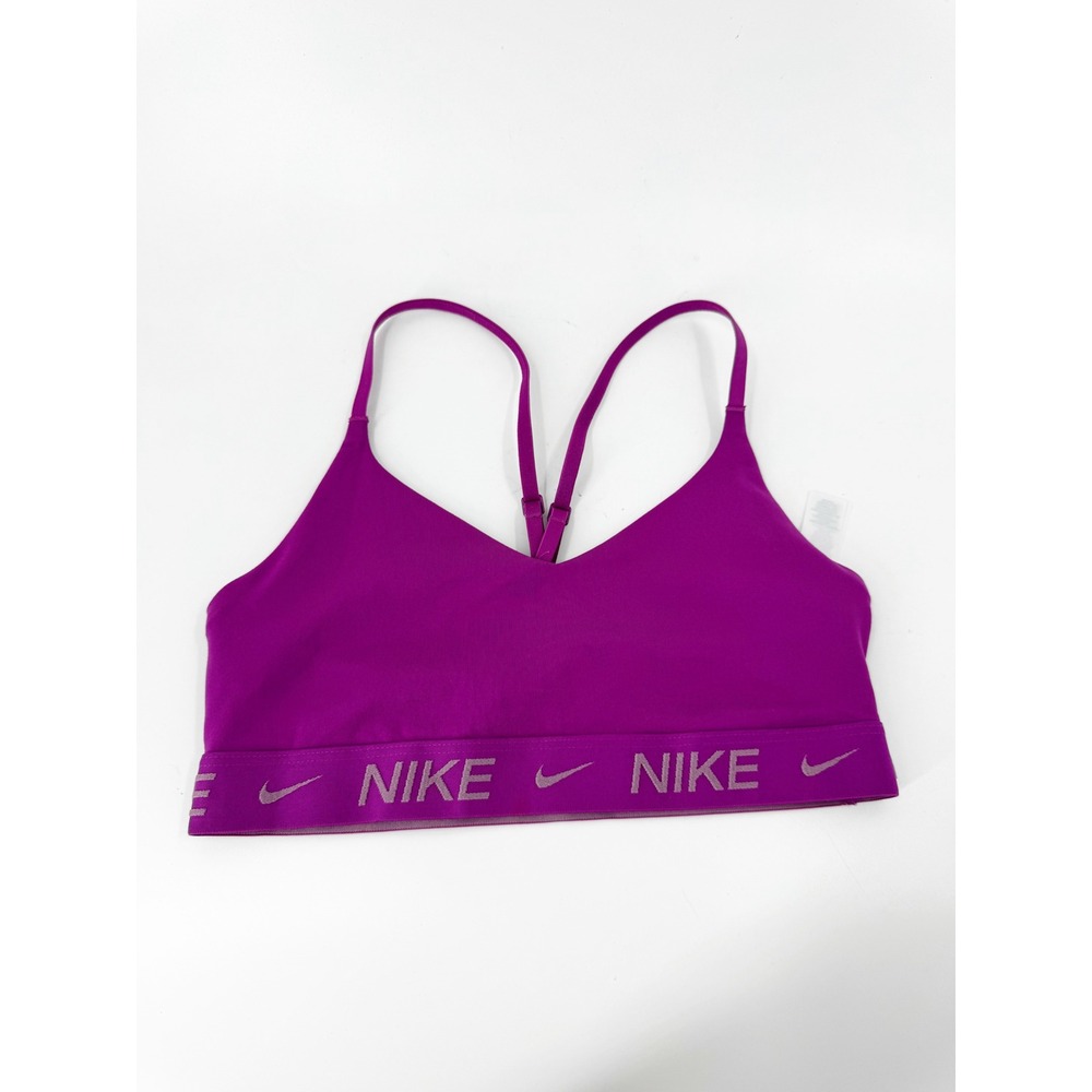 Nike Indy Dri-FIT Purple Light Support Sports Bra FD1062-518 Womens XS